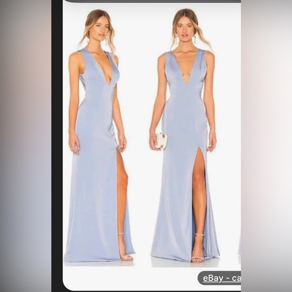 NBD Pisces Gown in Soft Blue - Picture 1 of 6